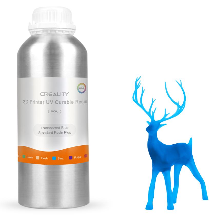 Creality LCD Standard Rigid Resin Plus, transparent blue