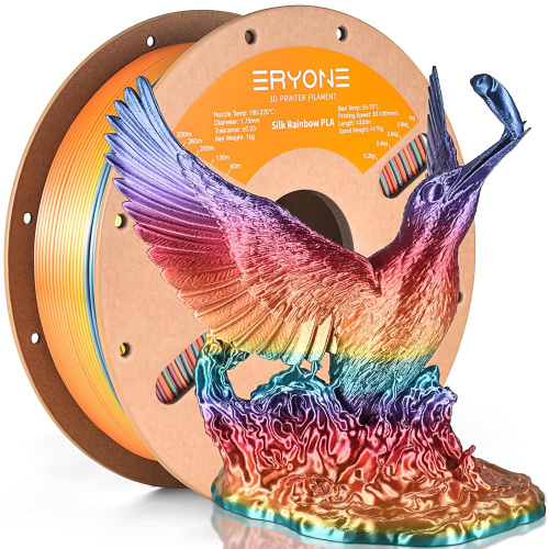 ERYONE Silk Rainbow PLA, Vibrant