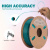 ERYONE Silk Dual-Color PLA, Emerald Green & Black
