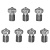 E3D nozzles, hardened